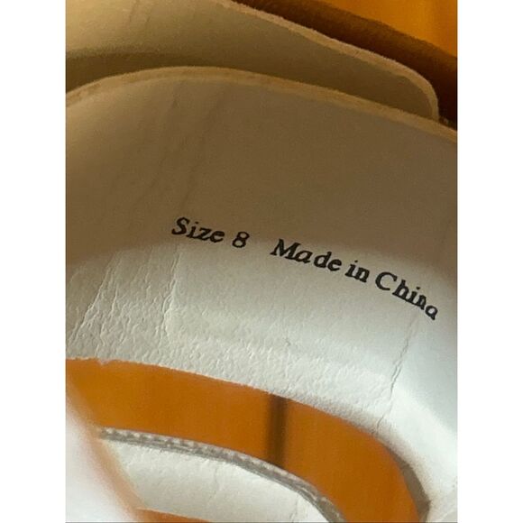 Dolce Vita Women's White Buckle Sandals Size 8 - Picture 9 of 10